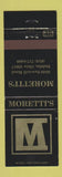 Matchbook Cover - Moretti's Dublin OH