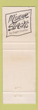 Matchbook Cover - Eagle Men's Clothes Holden Reid Lansing MI