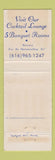 Matchbook Cover - Countryside Inn Battle Creek MI WEAR