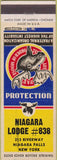 Matchbook Cover - Matchbook Cover Moose Lodge Niagara Falls NY