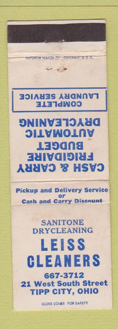 Matchbook Cover - Leiss Cleaners Tipp City OH WEAR