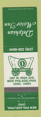 Matchbook Cover - Delphian Motor Court New Philadelphia OH