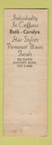 Matchbook Cover - Ruth Carolyn Salon WEAR