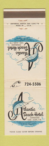 Matchbook Cover - Atlantic Beach Hotel Condado San Juan Puerto Rico