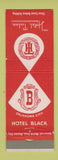 Matchbook Cover - Hotel Tulsa OK Hotel Black Oklahoma City WEAR RED