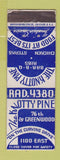 Matchbook Cover - Knotty Pine BBQ Chicago? WEAR