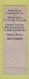 Matchbook Cover - Knotty Pine BBQ Chicago? WEAR