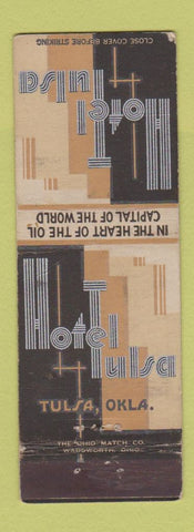 Matchbook Cover - Hotel Tulsa OK Deco WEAR