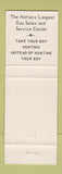 Matchbook Cover - Simmons Gun Specialties Olathe KS