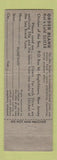 Matchbook Cover - Chicken of the Sea Tuna girlie WORN