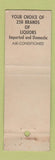 Matchbook Cover - Irving's Grill Seafood Rochester NY girlie