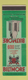 Matchbook Cover - Oklahoma Biltmore Hotel Oklahoma City OK