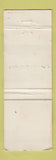 Matchbook Cover - Log Cabin Lodge Iron River WI WORN