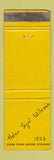Matchbook Cover - Walnut Street Philadelphia Bar Helen Sigel Wilson's WEAR