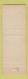 Matchbook Cover - SJ Fraizer Texaco oil gas hillbilly Sonoita AZ low phone #