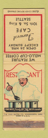 Matchbook Cover - Farwest Cafe Seattle WA WEAR