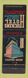 Matchbook Cover - Huckins Hotel Oklahoma City OK