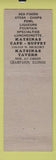 Matchbook Cover - Katsinas Champaign IL restaurant