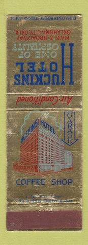 Matchbook Cover - Huckins Hotel Oklahoma City OK