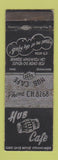 Matchbook Cover - Hub Cafe Cincinnati OH
