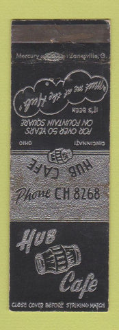 Matchbook Cover - Hub Cafe Cincinnati OH