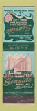 Matchbook Cover - Seaside Hotel Atlantic City NJ