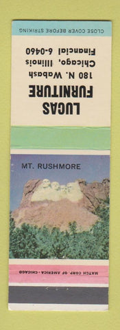 Matchbook Cover - Lucas Furniture Chicago IL