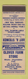 Matchbook Cover - Clover Farm Store Walpole MA Steiner Match Collector