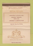 Matchbook Cover - Hamilton Watches Millchard's Hannibal MO WEAR 40 Strike