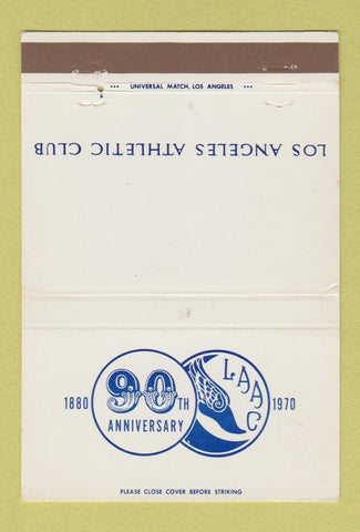 Matchbook Cover - Los Angeles Athletic Club CA 1970 40 Strike