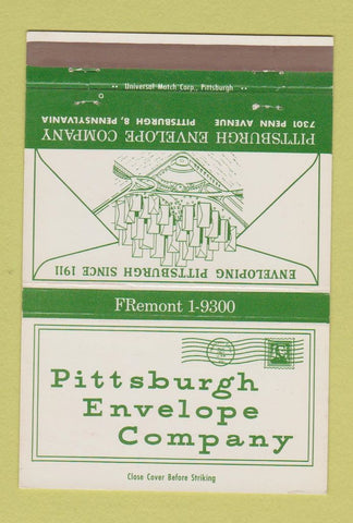 Matchbook Cover - Pittsburgh Envelope Company PA 40 Strike