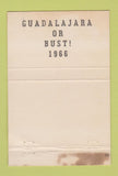 Matchbook Cover - Los Angeles Mexican Association of Tourism 1966 WEAR 40 Strike