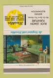 Matchbook Cover - Kroehler Furniture Buck Lemon Bedford Bloomington IN 40 Strike