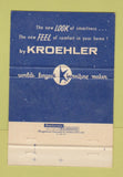 Matchbook Cover - Kroehler Furniture Buck Lemon Bedford Bloomington IN 40 Strike