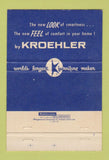 Matchbook Cover - Kroehler Furniture Callahan Rossville GA 40 Strike