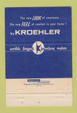 Matchbook Cover - Kroehler Furniture McKay Marshall TX 40 Strike