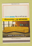 Matchbook Cover - Kroehler Furniture 65th Anniversary Couch 40 Strike