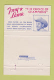 Matchbook Cover - Tony Lama Cowboy Boots Howard's Cody WY 40 Strike
