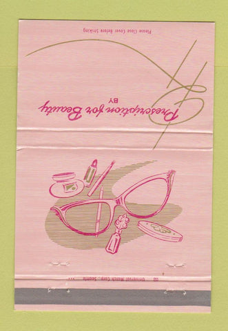 Matchbook Cover - Women's Glasses Columbian Optical 40 Strike