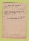 Matchbook Cover - Kreeb's Suit Club Men's Clothes Pekin IL 40 Strike