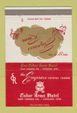 Matchbook Cover - Tudor Arms Hotel Cleveland OH Empress Room 40 Strike