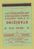 Matchbook Cover - Star Cleaners Dyers Warren OH 40 Strike
