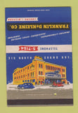 Matchbook Cover - Franklin DeKleine Lansing MI printers 40 Strike