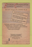 Matchbook Cover - Electronic Communications Railroad Chicago IL WORN 40 Strike