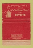 Matchbook Cover - Skylite Motel Tuscaloosa AL WORN 40 Strike
