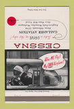 Matchbook Cover - Cessna Airplanes Gallaher Aviation Wenatchee WA 40 Strike