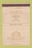 Matchbook Cover - Hamilton Watches WB Gay Jewelry Waynesboro PA WEAR 40 Strike
