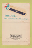 Matchbook Cover - Hamilton Watches WB Gay Jewelry Waynesboro PA WEAR 40 Strike
