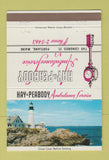 Matchbook Cover - Hay Peabody Ambulance Service Portland ME 40 Strike