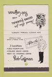 Matchbook Cover - Bob Coffman Men's Clothes San Diego CA 40 Strike
